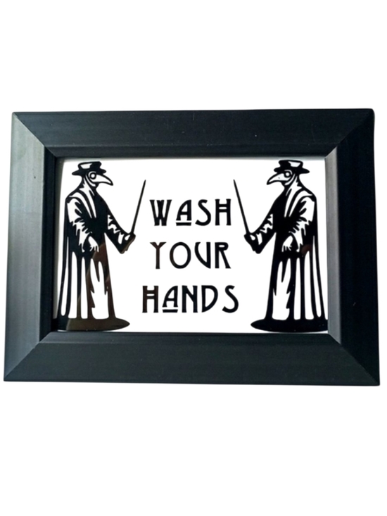 Hot Topic Other - Plague Doctor Comedy Home Decor Restroon Washroom Bathroom Home Decor Accent Art
